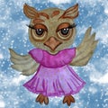 owl eagle owl night owl night bird at night with big eyes hooting bird at night Halloween mysticism mystical bird magic
